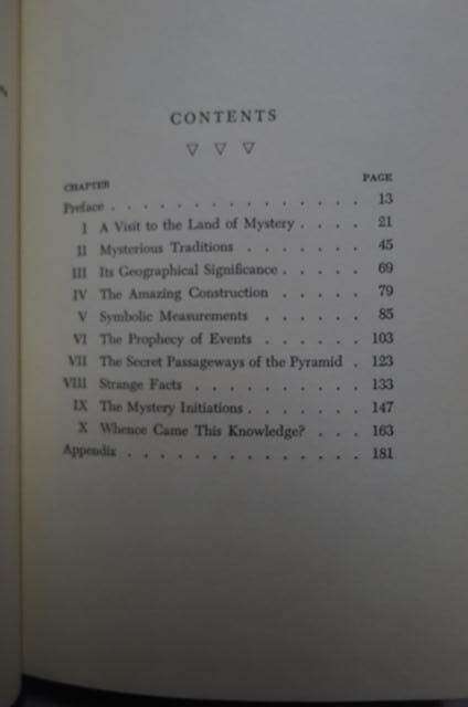 H. Spencer Lewis. The Simbolic Prophecy of the Great Pyramid. (printed Supreme Grand Lodge of Amorc)